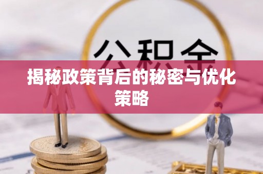 桑植揭秘政策背后的秘密与优化策略