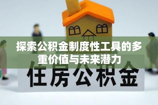 桑植探索公积金制度性工具的多重价值与未来潜力