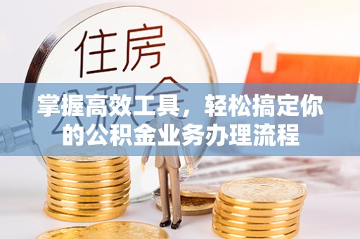 桑植掌握高效工具，轻松搞定你的公积金业务办理流程